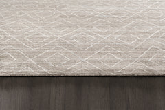 Double Diamond Moroccan Rug – Taupe