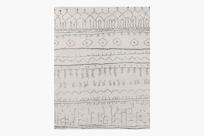 Cali Moroccan Rug – Sand / Indigo