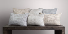 Natural Silk Pillow Cover - Grey