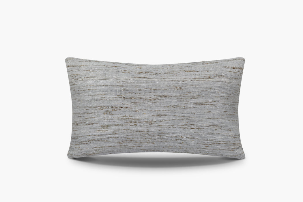 Natural Silk Pillow Cover - Grey