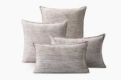 Natural Silk Pillow Cover - Silver