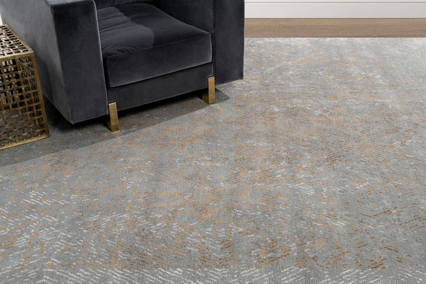 Meyla Rug – Nickel / Gold