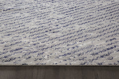 Zalah Rug – Silver / Navy