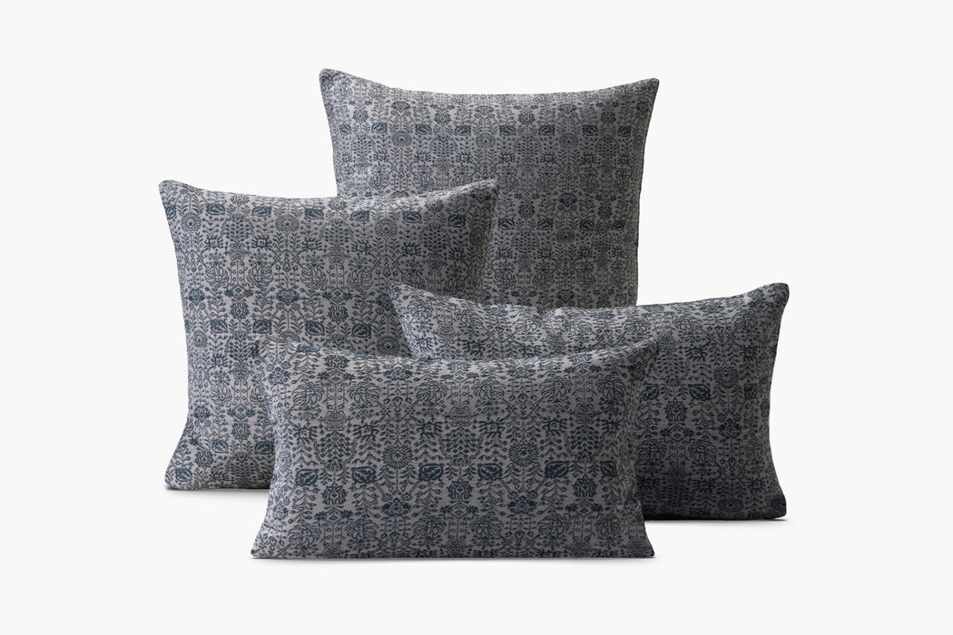 Abra Pillow Cover - Silver