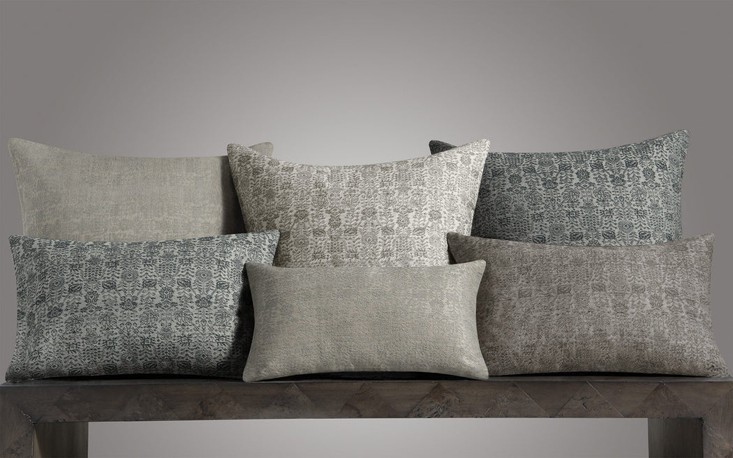 Abra Pillow Cover - Silver