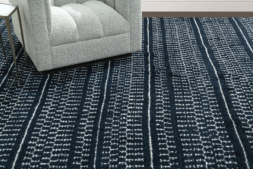 Malia Moroccan – Navy / Chalk