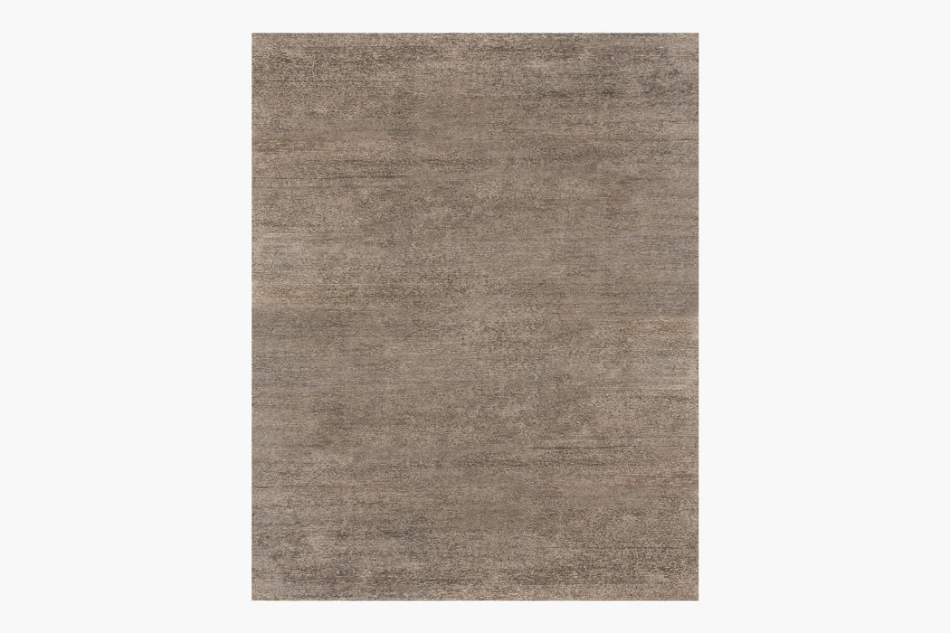 Ribbed Flax and Nettle Rug – Truffle