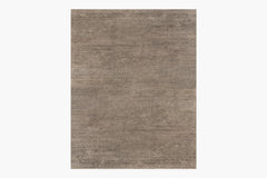 Ribbed Flax and Nettle Rug – Truffle