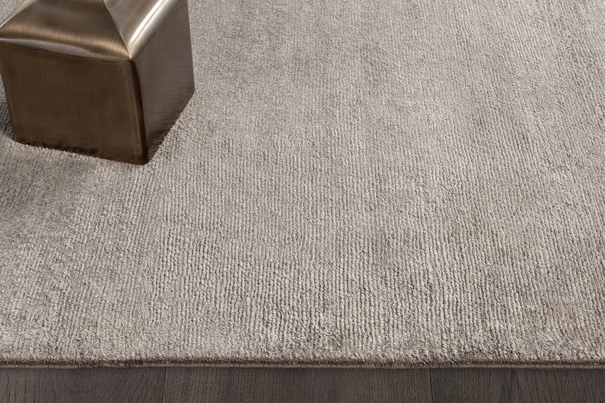 High Pile Silk Rug – Truffle