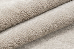 High Pile Mongolian Cashmere Rug – Solid Sand
