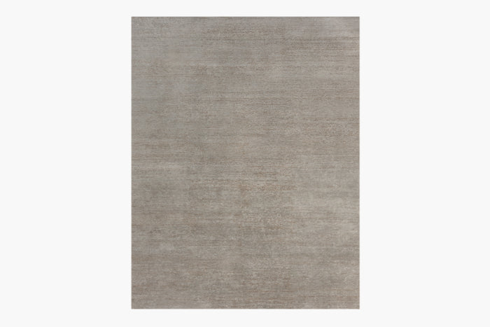 Ribbed Silk and Nettle Rug – Wolf