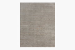 Ribbed Silk and Nettle Rug – Wolf