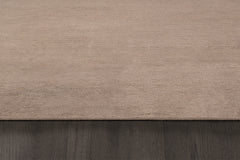 Ribbed Silk and Nettle Rug – Truffle