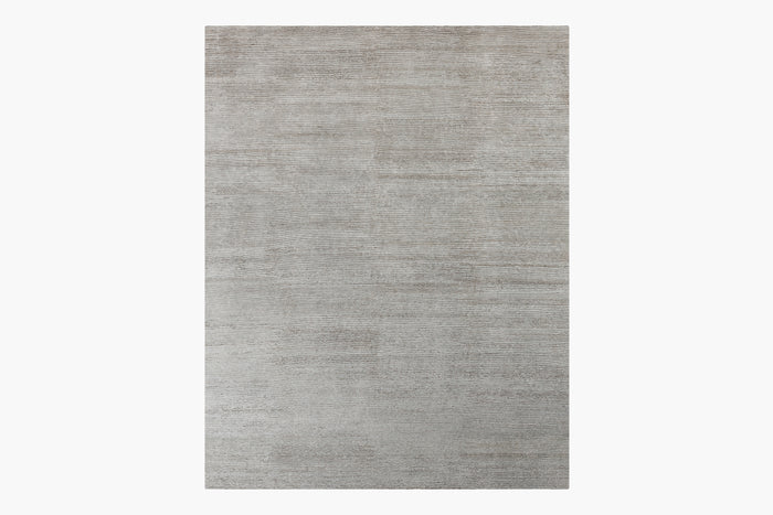 Ribbed Flax and Nettle Rug – Heather