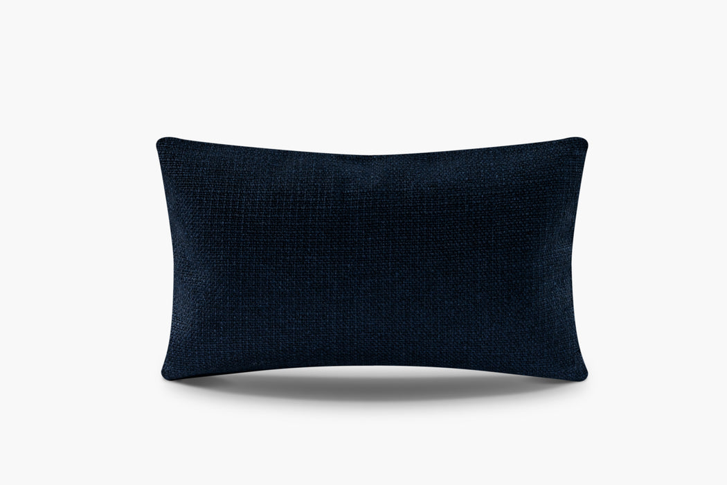 Basketweave Pillow Cover - Sapphire