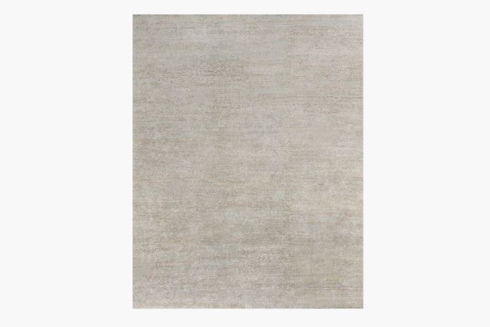 Ribbed Flax and Nettle Rug – Wolf
