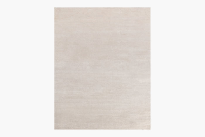 Cut Pile Silk Rug – Bone