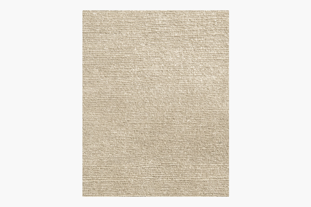 Mongolian Cashmere Cut Rug – Solid Sand