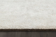 Olivia Handknotted Shag Rug – Chalk