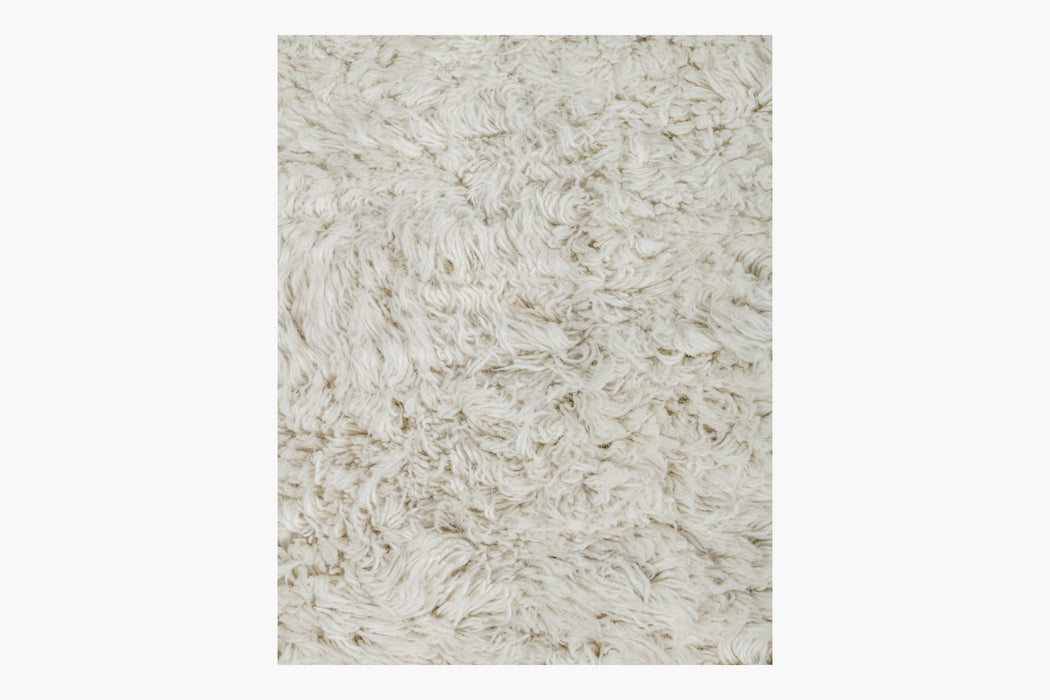 Olivia Handknotted Shag Rug – Chalk