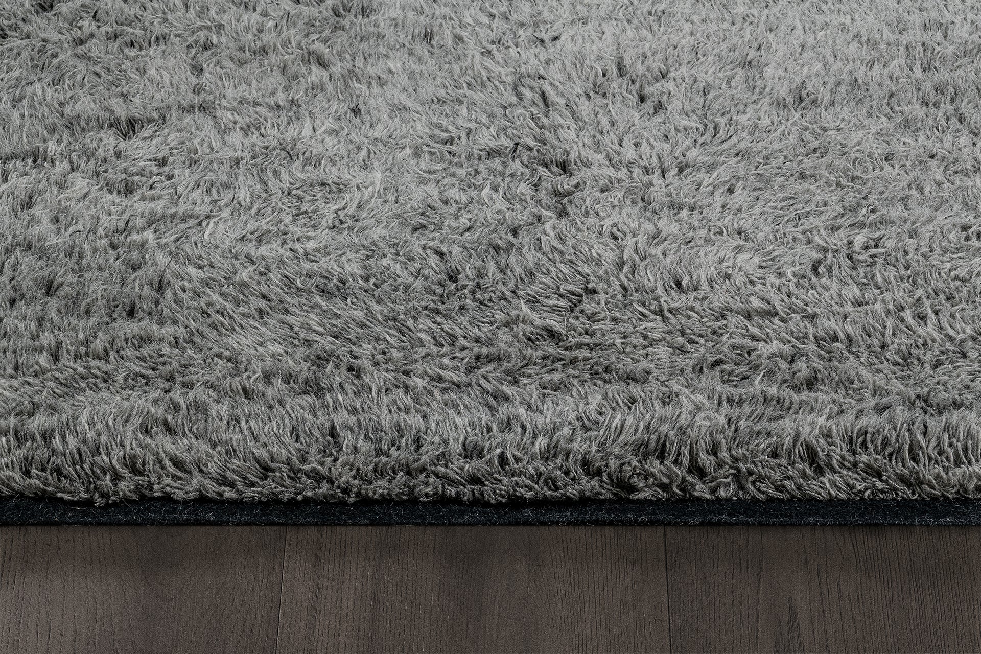 Olivia Handknotted Shag Rug – Grey