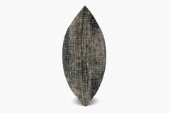 Distressed Textured Weave Pillow - Lead