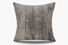 Distressed Textured Weave Pillow - Heather