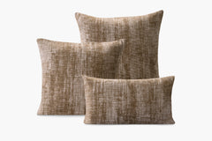 Distressed Textured Weave Pillow - Burlap