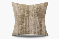 Distressed Textured Weave Pillow - Burlap