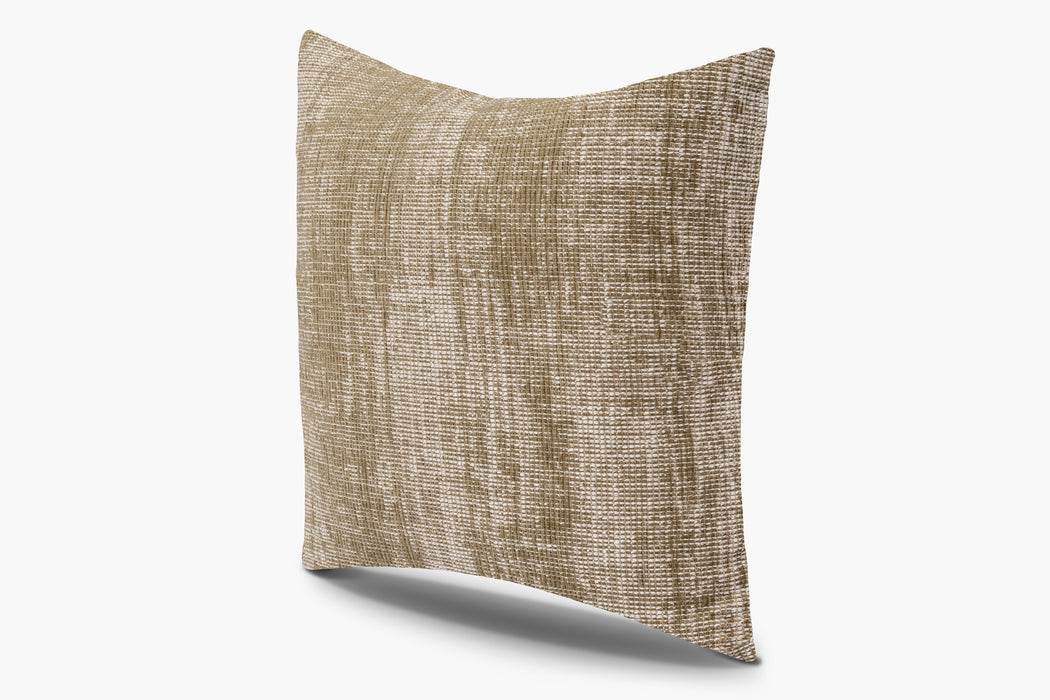 Distressed Textured Weave Pillow - Burlap