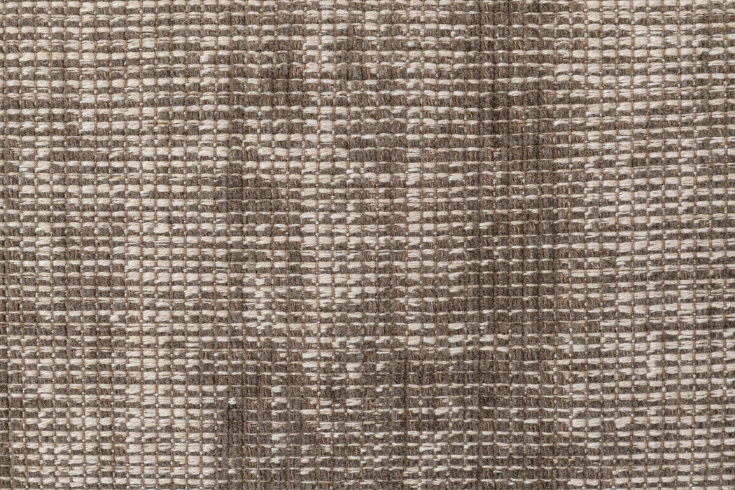 Distressed Textured Weave Pillow - Truffle