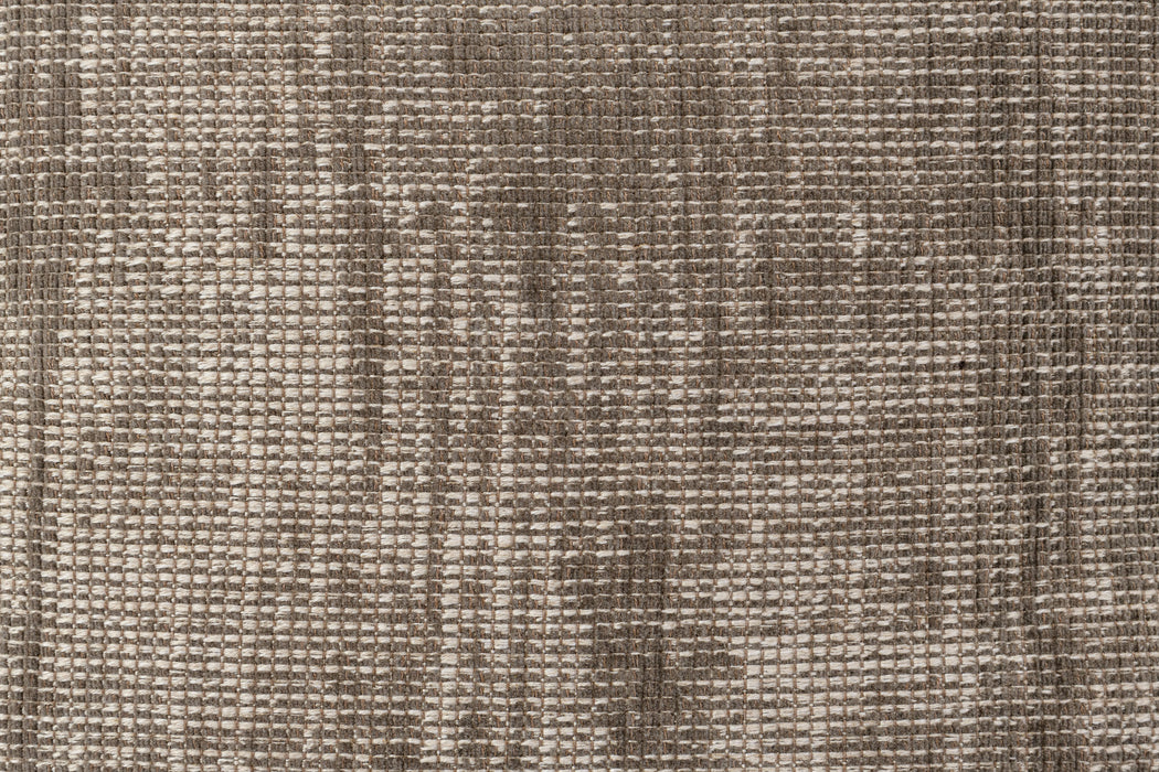 Distressed Textured Weave Pillow - Truffle