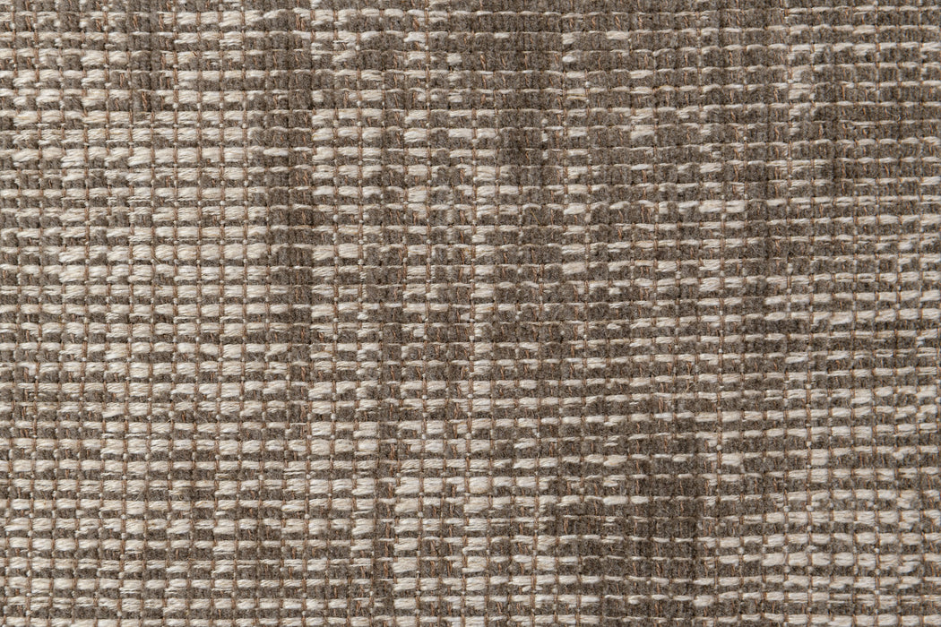 Distressed Textured Weave Pillow - Truffle