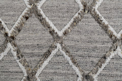 Rombo Rug – Grey / Ivory