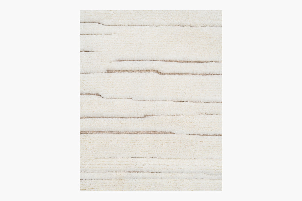 Akula Rug – Sand / White