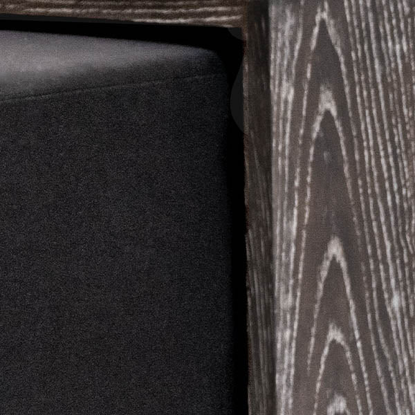 Performance Velvet Chocolate | Black Steel Cerused